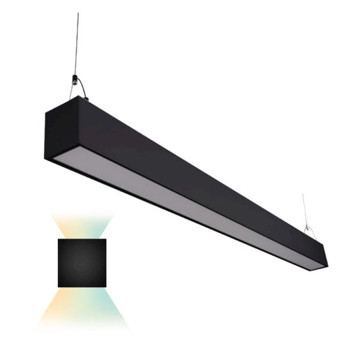 LED Linear Commercial Fixture - Black Housing