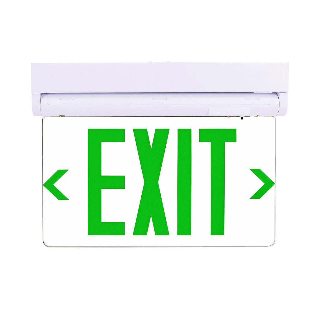 Clear Green Exit Sign